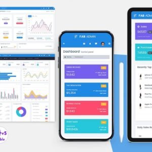 Admin Dashboard Web Panel for Mobile App (Hourly Rate)