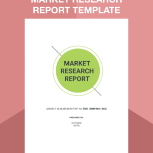 Market Research Report Writing